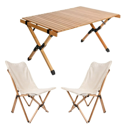 Набор для отдыха реечный стол 90 на 60 со стульями