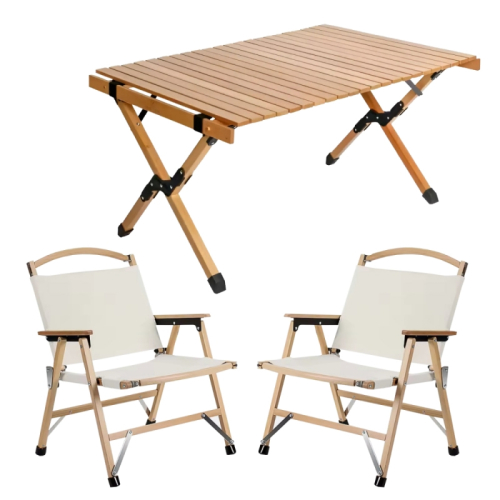 Набор для отдыха реечный стол 90 на 60 с креслами