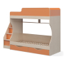 Кровать двухъярусная с ящиками Р443 Капризун 6 оранжевый