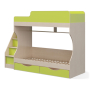 Кровать двухъярусная с ящиками Р443 Капризун 6 лайм