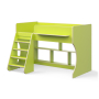 Кровать чердак Р436 Капризун 2 лайм