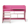 Кровать чердак Р436 Капризун 2 розовый