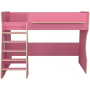 Кровать чердак Р432 Капризун 1 розовый