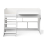 Кровать чердак Р436 Капризун 2 белый