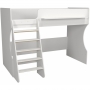 Кровать чердак Р432 Капризун 1 белый
