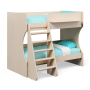 Кровать двухъярусная Р434 Капризун 3 дуб млечный