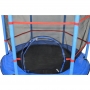 Детский батут с сеткой 140 см синий