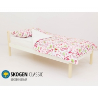 Детская кровать Бельмарко Svogen classic бежево-белый