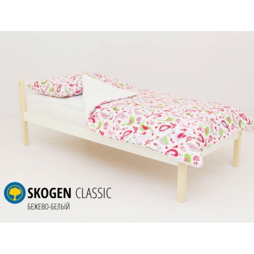 Детская кровать Бельмарко Svogen classic бежево-белый