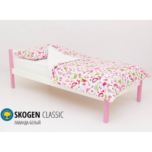Детская кровать Бельмарко Svogen classic лаванда-белый