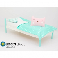 Детская кровать Бельмарко Svogen classic мятно-белый