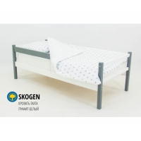 Детская кровать тахта Бельмарко Svogen графит белый