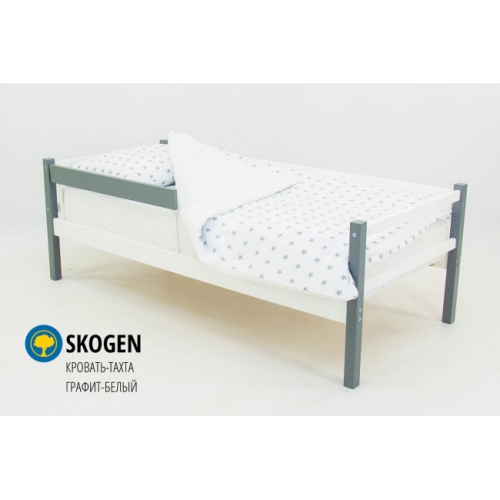 Детская кровать тахта Бельмарко Svogen графит белый