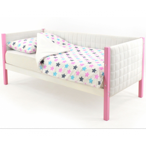 Детская кровать-тахта мягкая Бельмарко Svogen лаванда-белый