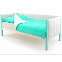 Детская кровать-тахта мягкая Бельмарко Svogen мятно-белый