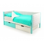 Детская кровать-тахта мягкая Бельмарко Svogen мятно-белый