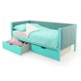Детская кровать-тахта мягкая Бельмарко Svogen мятный